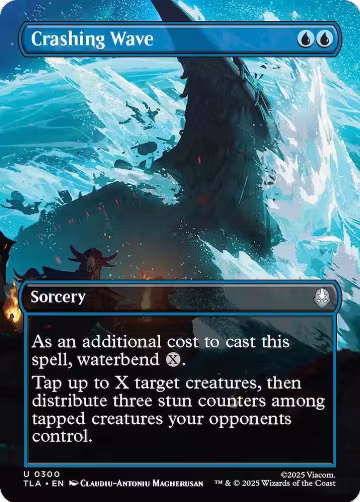 Crashing Wave (Borderless) (300), Avatar: The Last Airbender — Magic card price