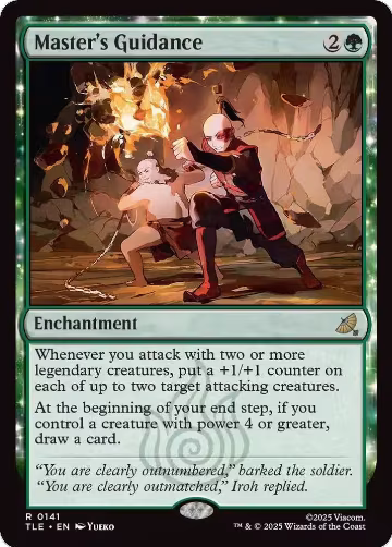 Master's Guidance (141), Avatar: The Last Airbender: Eternal-Legal — Magic card price