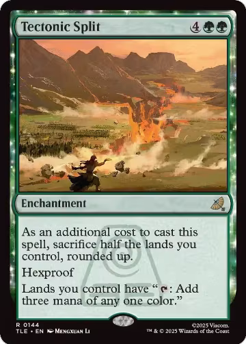 Tectonic Split (144), Avatar: The Last Airbender: Eternal-Legal — Magic card price