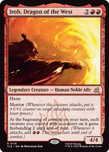 Iroh, Dragon of the West (119), Avatar: The Last Airbender: Eternal-Legal — Magic card price