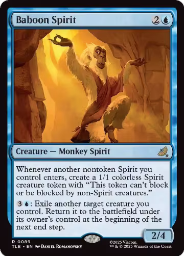 Baboon Spirit (89), Avatar: The Last Airbender: Eternal-Legal — Magic card price