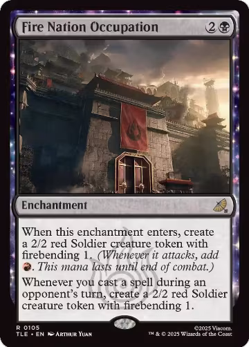 Fire Nation Occupation (105), Avatar: The Last Airbender: Eternal-Legal — Magic card price