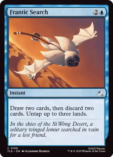 Frantic Search (159), Avatar: The Last Airbender: Eternal-Legal — Magic card price