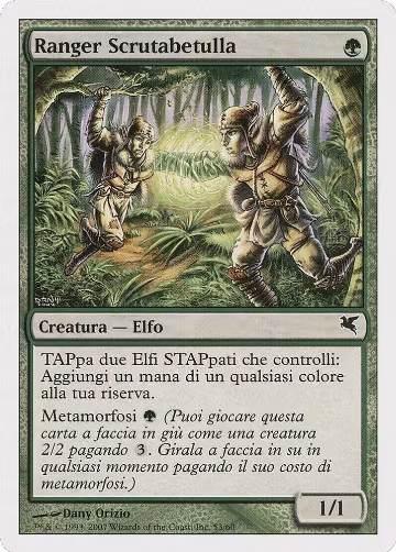 Birchlore Rangers (Italian) - "Ranger Scrutabetulla" (B53) (B53), Magic Encyclopedia 2005 (Salvat/Hachette) — Magic card price
