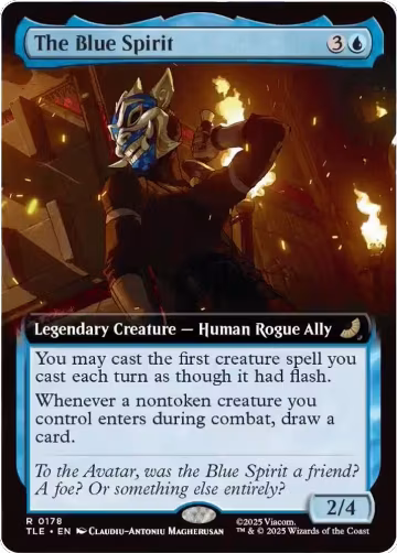 The Blue Spirit (Extended Art) (178), Avatar: The Last Airbender: Eternal-Legal — Magic card price