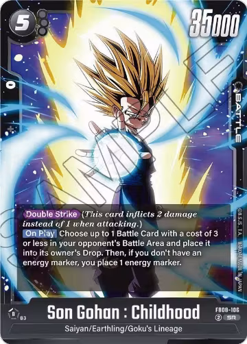 Son Gohan : Childhood - FB08-106 (FB08-106), Saiyan's Pride — DB Fusion card price
