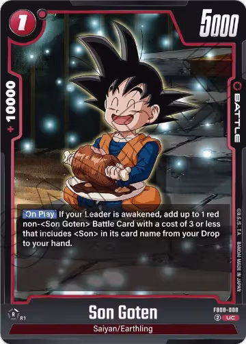 Son Goten - FB08-008 (FB08-008), Saiyan's Pride — DB Fusion card price