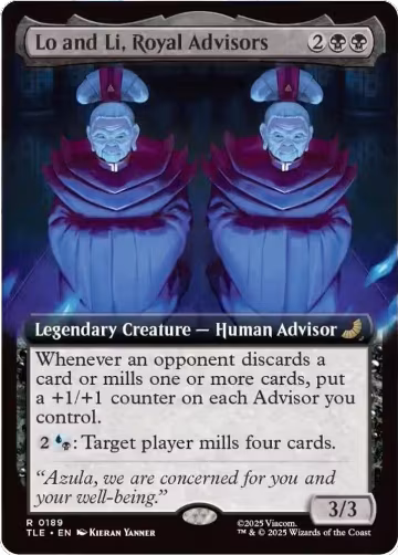 Lo and Li, Royal Advisors (Extended Art) (189), Avatar: The Last Airbender: Eternal-Legal — Magic card price