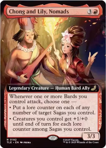 Chong and Lily, Nomads (Extended Art) (192), Avatar: The Last Airbender: Eternal-Legal — Magic card price