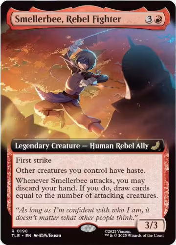 Smellerbee, Rebel Fighter (Extended Art) (198), Avatar: The Last Airbender: Eternal-Legal — Magic card price