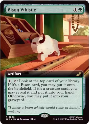 Bison Whistle (Extended Art) (202), Avatar: The Last Airbender: Eternal-Legal — Magic card price