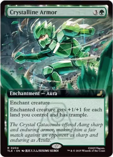 Crystalline Armor (Extended Art) (204), Avatar: The Last Airbender: Eternal-Legal — Magic card price