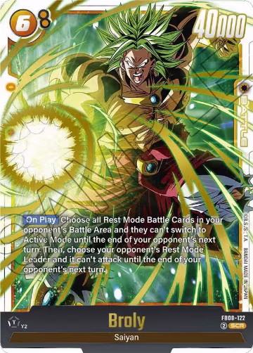 Broly - FB08-122 (FB08-122), Saiyan's Pride — DB Fusion card price