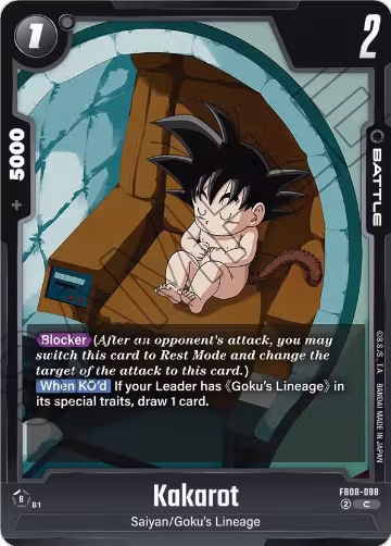 Kakarot - FB08-098 (FB08-098), Saiyan's Pride — DB Fusion card price