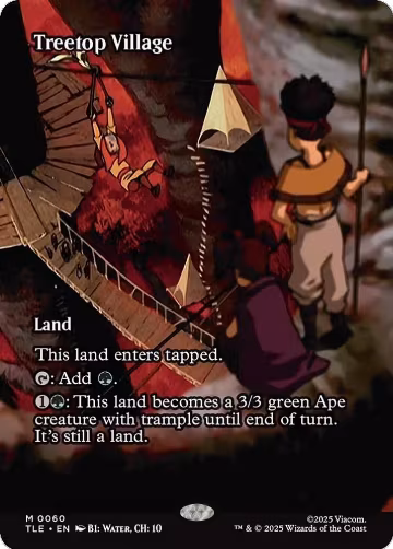 Treetop Village (Borderless) (60), Avatar: The Last Airbender: Eternal-Legal — Magic card price