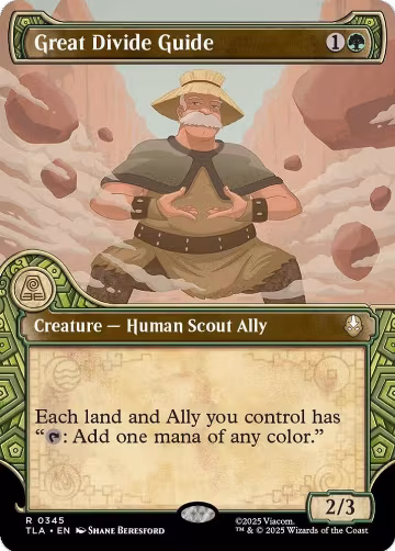 Great Divide Guide (Showcase) (345), Avatar: The Last Airbender — Magic card price
