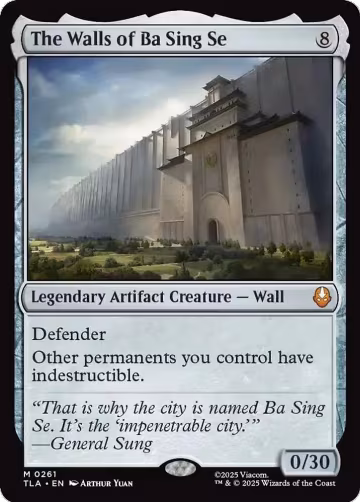 The Walls of Ba Sing Se (261), Avatar: The Last Airbender — Magic card price