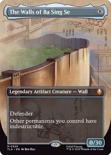 The Walls of Ba Sing Se (Borderless) (329), Avatar: The Last Airbender — Magic card price