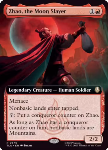 Zhao, the Moon Slayer (Extended Art) (376), Avatar: The Last Airbender — Magic card price