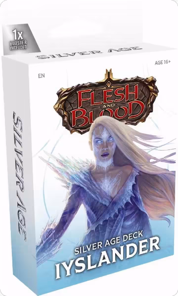 Silver Age Chapter 1 Deck - Iyslander (Elemental Wizard), Silver Age Chapter 1 — Flesh & Blood sealed product price
