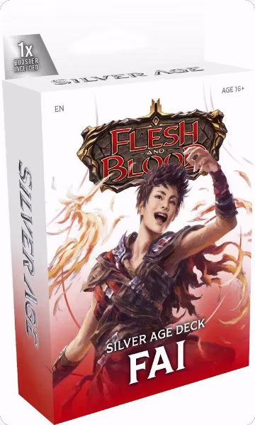 Silver Age Chapter 2 Deck - Fai (Draconic Ninja), Silver Age Chapter 2 — Flesh & Blood sealed product price