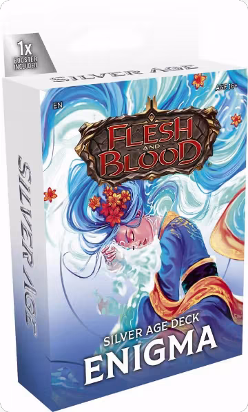 Silver Age Chapter 2 Deck - Enigma (Mystic Illusionist), Silver Age Chapter 2 — Flesh & Blood sealed product price