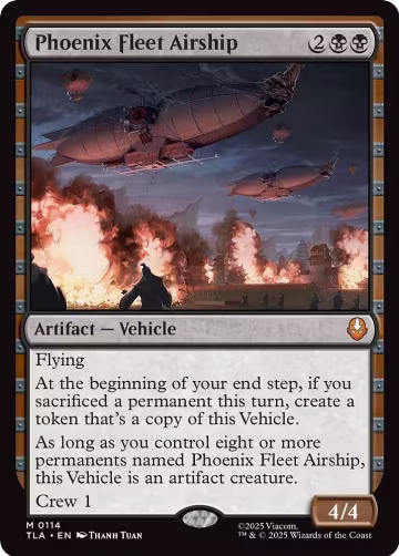 Phoenix Fleet Airship (114), Avatar: The Last Airbender — Magic card price