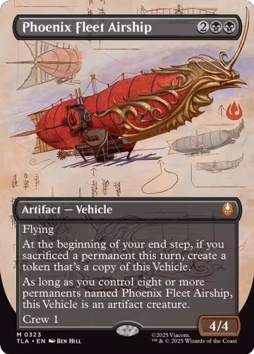 Phoenix Fleet Airship (Borderless) (323), Avatar: The Last Airbender — Magic card price