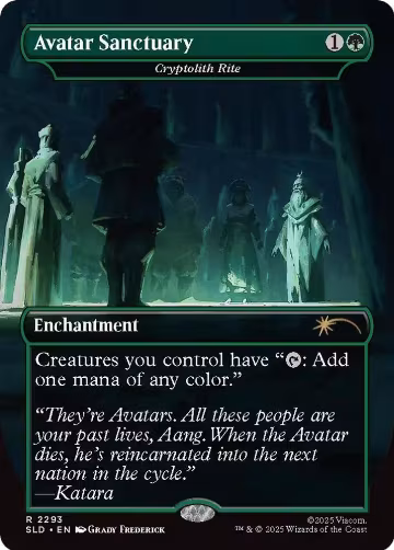 Avatar Sanctuary - Cryptolith Rite (2293), Secret Lair Drop Series — Magic card price