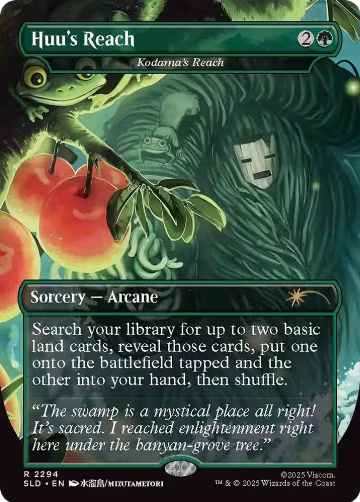 Huu's Reach - Kodama's Reach (2294), Secret Lair Drop Series — Magic card price