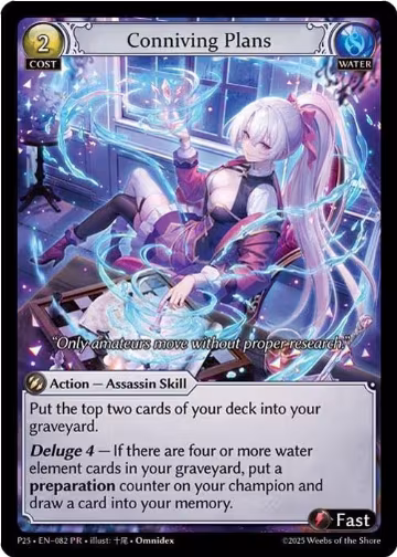 Conniving Plans (082), Promotional Cards — Grand Archive card price