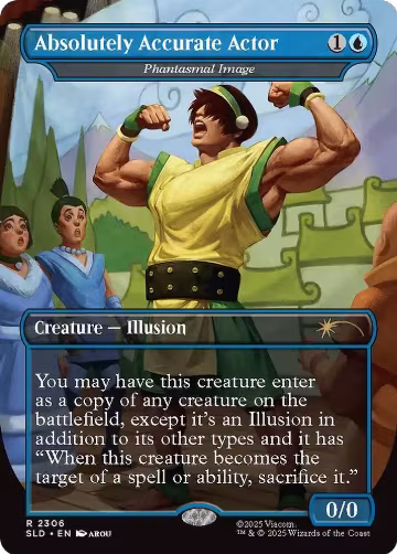 Absolutely Accurate Actor - Phantasmal Image (2306), Secret Lair Drop Series — Magic card price