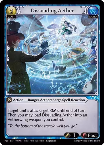 Dissuading Aether (103), Promotional Cards — Grand Archive card price