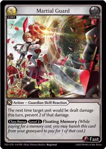 Martial Guard (114) (114), Promotional Cards — Grand Archive card price