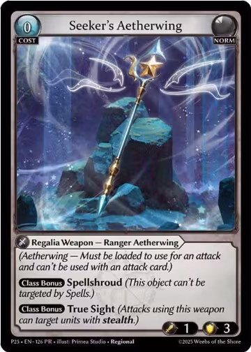 Seeker's Aetherwing (126), Promotional Cards — Grand Archive card price