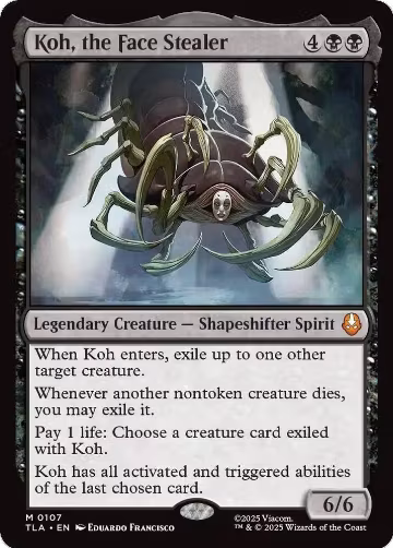 Koh, the Face Stealer (107), Avatar: The Last Airbender — Magic card price