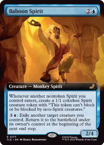 Baboon Spirit (Extended Art) (177), Avatar: The Last Airbender: Eternal-Legal — Magic card price