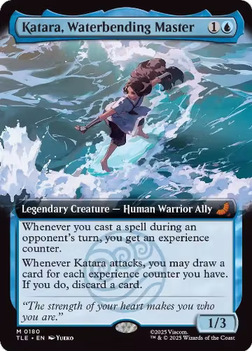 Katara, Waterbending Master (Extended Art) (180), Avatar: The Last Airbender: Eternal-Legal — Magic card price