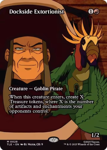 Dockside Extortionist (Borderless) (28), Avatar: The Last Airbender: Eternal-Legal — Magic card price