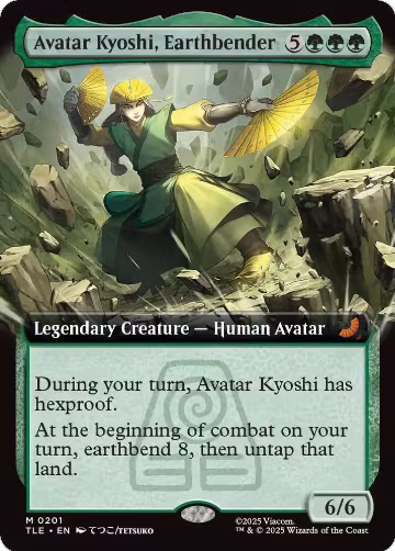 Avatar Kyoshi, Earthbender (Extended Art) (201), Avatar: The Last Airbender: Eternal-Legal — Magic card price