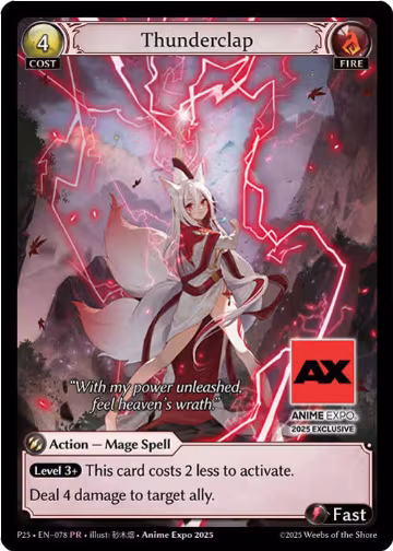Thunderclap (076), Promotional Cards — Grand Archive card price