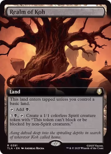 Realm of Koh (Extended Art) (391), Avatar: The Last Airbender — Magic card price