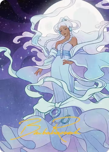 Yue, the Moon Spirit 2 Art Card (Gold-Stamped Signature) (41), Art Series: Avatar: The Last Airbender — Magic card price