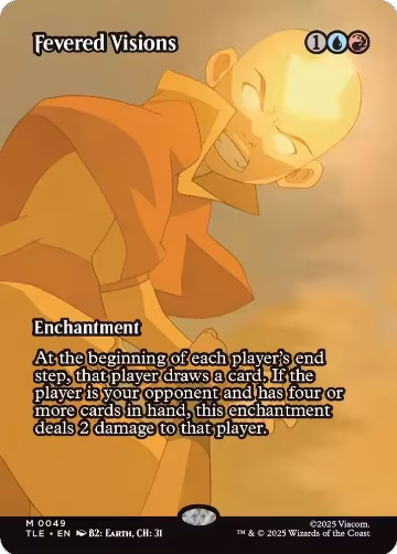 Fevered Visions (Borderless) (49), Avatar: The Last Airbender: Eternal-Legal — Magic card price