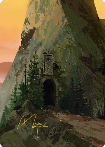 Mountain Art Card (Gold-Stamped Signature) (53), Art Series: Avatar: The Last Airbender — Magic card price