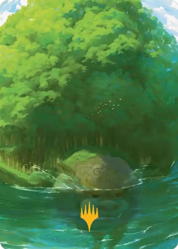 Forest Art Card (Gold-Stamped Planeswalker Symbol) (54), Art Series: Avatar: The Last Airbender — Magic card price