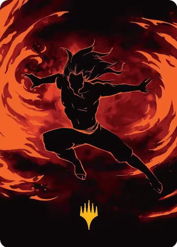 Ozai, the Phoenix King Art Card (Gold-Stamped Planeswalker Symbol) (39), Art Series: Avatar: The Last Airbender — Magic card price