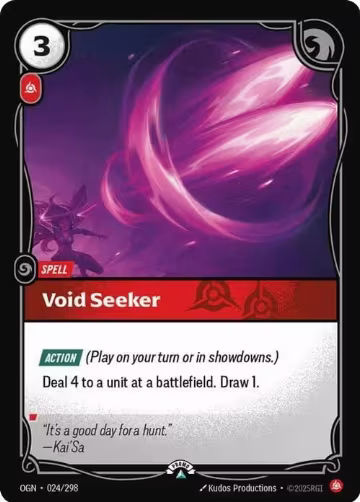 Void Seeker (024/298), Riftbound Organized Play Promotional Cards — Riftbound card price