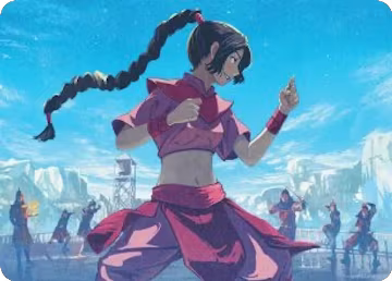 Ty Lee, Chi Blocker Art Card (5), Art Series: Avatar: The Last Airbender — Magic card price