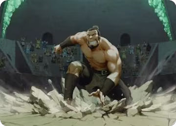 The Boulder, Ready to Rumble Art Card (13), Art Series: Avatar: The Last Airbender — Magic card price